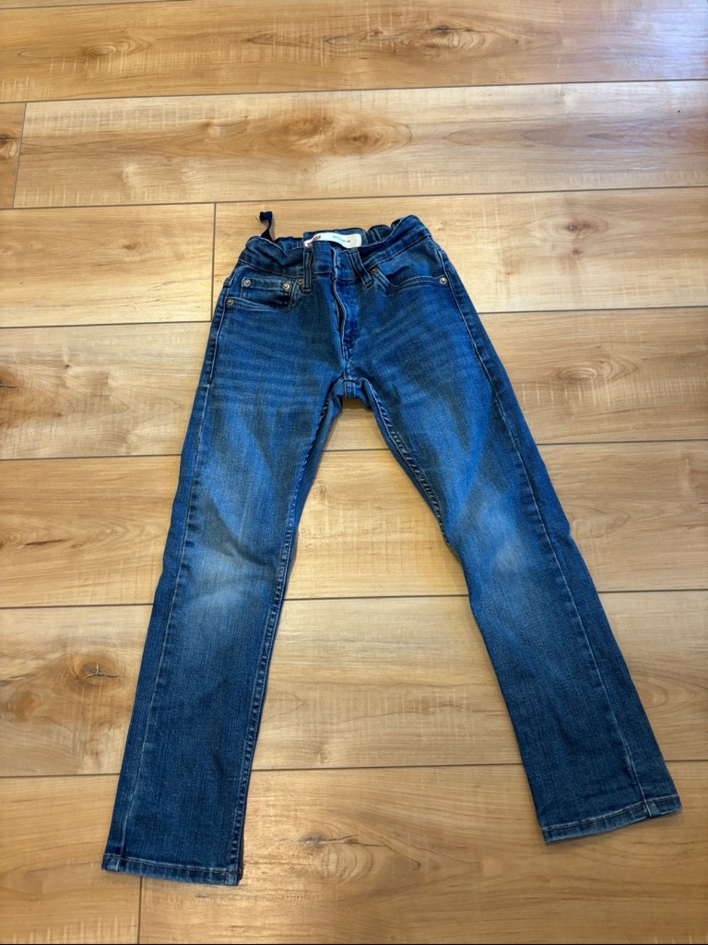 Levi's Kids Dark Blue Straight Jeans